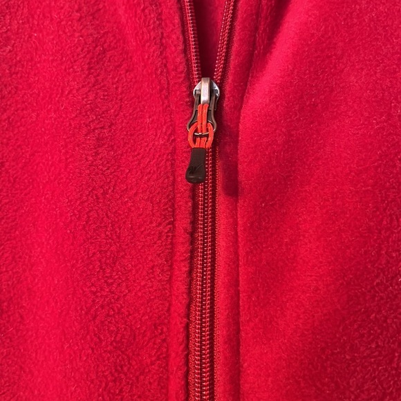 Woolrich S Red Fleece Vest Pit to pit 18.5” length 25” - Picture 2 of 6